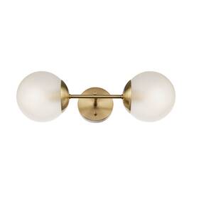 Gbf19504mbs Bellevue Gbf19504 2 Light 20 Inch W Bathroom Vanity - Brass