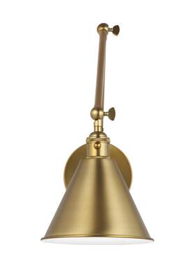Sgbf14792stnb Bellevue Sgbf14792 Aube 14 Inch Tall Bathroom Sconce - Brass Sgbf14792stnb Bellevue Sgbf14792 Aube 14 Inch Tall Bathroom Sconce - Brass