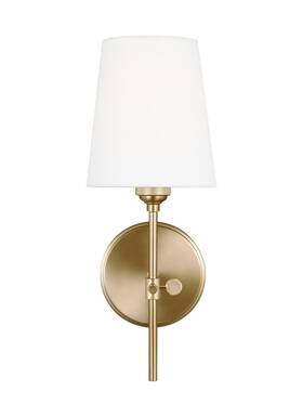 Sgbf39112stnb Bellevue Sgbf39112 Ariege 14 Inch Tall Wall Sconce - Brass