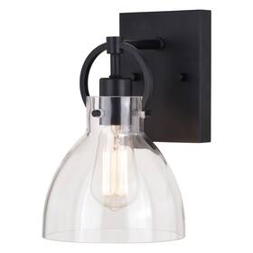 Vxbf13688mbk Bellevue Vxbf13688 Gunther 10 Inch Tall Bathroom Sconce - Black