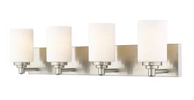 Zbf11230bn Bellevue Zbf11230 Irene 4 Light 32 Inch W Vanity - Nickel