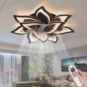 Dao-10h Bevenus Ceiling Fans With Lights Modern Flush Mount Fan Remote/app Contr Dao-10h Bevenus Ceiling Fans With Lights Modern Flush Mount Fan Remote/app Contr