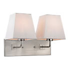 17161 Beverly Elk Collection Light Wall 2 Nickel Lighting Brushed Sconce
