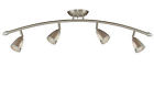 Ec8134sba Bow Package Hampton Brushed Bay 4-light Bar Ceiling Open Steel -