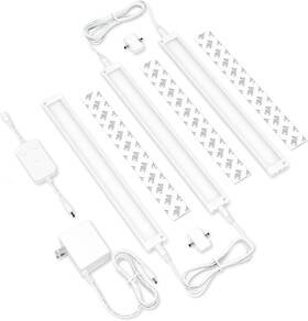 Elws3003dc Branded Eshine 3 Pack 12 Inch White Smart Dimmable Led Under Cabinet Lighting Kit Compat