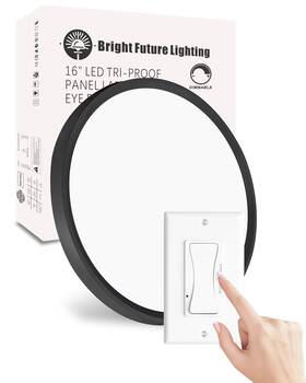 Bfl16d-d400h25-32w Bright Future Lighting 1pack 16 Inch Dimmable Led Flush Mount Ceiling Light Panel 32w 3480lm 3000k/4