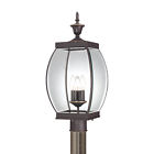 Oas9009z Bronze 9w Outdoor Quoizel Oasis Medici Post