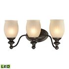 11652 Bronze Rubbed 3-led Light Bathroom Oil Ridge Lighting Elk Park