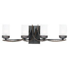112b04b Bronze Varaluz T--658 Hammered Light Fixture Ore 4 Vanity Bathroom