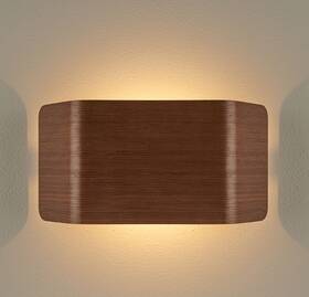 Bruck Lighting Wall/zen/30k/wnt Zen Modern Walnut Led Wall Sconce - Lot Of 2