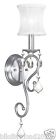 6301-91 Brushed Lighting Light Wallchiere Sconce Newcastle Livex 1 Nickel