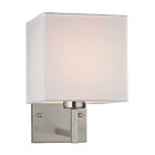 17160 Brushed Davis Collection Nickel Sconce 1 Light Elk Wall Lighting