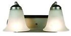 3502-1bn Bulb 2 Globe Brushed Fixture Vanity Nickel Trans