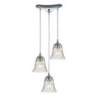 46010 Bulb Chrome Light Polished Pendant 3 Darien