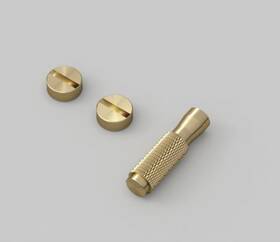 Ntk-05323 Buster Punch Cross Knurl Detail Kit - Brass