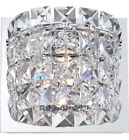 Bv1701-0-15 Elk Lighting Rondell Chrome Vanity Light Crystal Glass