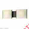 Bv712-10-45 Alico Lighting Vanity Oil Rubbed Bronze Finish White Opal Glass