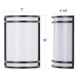 C Cattleya 724164426581 Integrated Led Brushed Nickel/oil-rubbed Bronze Oil-rubbed