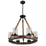 C0008 Anmytek Retro Rustic Antique Ceiling Lamp Black 689739992246