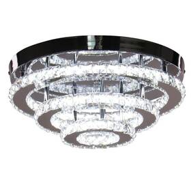 Mc032 Cainjiazh Modern Crystal Chandelier Round Three Layers Chandeliers Led Flush Mo