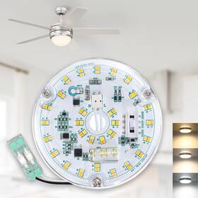 Cs006 Caisens 4 Inch Ceiling Fan Led Light Replacement 18w 2200lm 3000k 4000k 5000k Ce Cs006 Caisens 4 Inch Ceiling Fan Led Light Replacement 18w 2200lm 3000k 4000k 5000k Ce