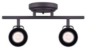It622a02orb10 Canarm 062345381954 Ltd Polo 2 Light Track Rail Oil Rubbed Bronze With Adjustable