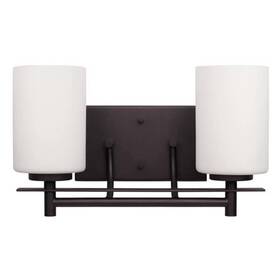 Ivl363a02orb Canarm Ivl363a02 Bronze Carlton 2-light 14 Inch W Bathroom Vanity Light