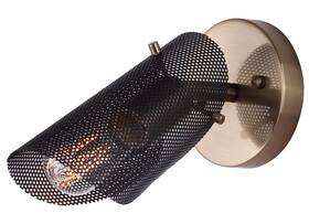 Canarm Ltd 062345493947 Huxlee Ceiling Or Wall Light Gold And Matte Black 1-light 60w 4.75