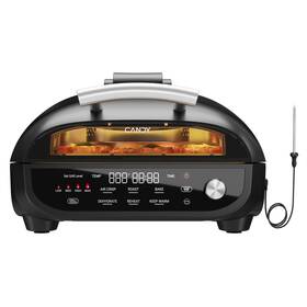 Caf-502-us Candy Indoor Grill And Air Fryer With Ceramic Accessories 500 F Max 7-in-1