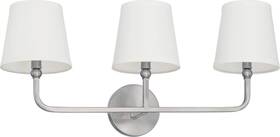 119331bn-674 Capital Dawson Vanity 3-light 180 Total Watts Brushed Nickel