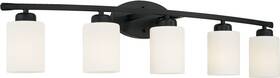 Capital Lighting 115251mb-338 Dixon Vanity 5-light 500 Total Watts Matte Black