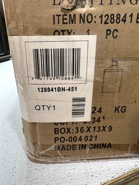 128841bn-451 Capital Lighting - Bathroom Fixtures Indoor Used
