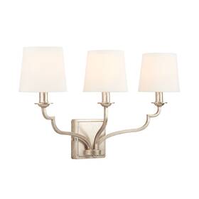 138731wg-698 Capital Lighting 138731-698 Ophelia 3 Light 25 Inch W Bathroom Vanity - Gold
