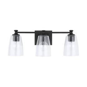 140931mb-506 Capital Lighting 140931-506 Myles 3 Light 23 Inch W Bathroom Vanity - Black 140931mb-506 Capital Lighting 140931-506 Myles 3 Light 23 Inch W Bathroom Vanity - Black