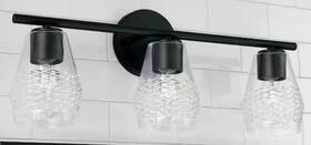 145031mb-524 Capital Lighting Fixture Company Dena 23 Inch W X 9.5 H 3-light Vanity Light In Matte Black