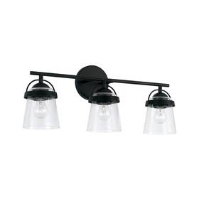 Capital Lighting 147031mb-534 147031-534 Madison 3 Light 23 Inch W Bathroom Vanity - Black