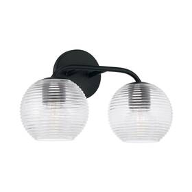 149921mb-544 Capital Lighting 149921-544 Dolan 2 Light 16 Inch W Vanity - Black 149921mb-544 Capital Lighting 149921-544 Dolan 2 Light 16 Inch W Vanity - Black