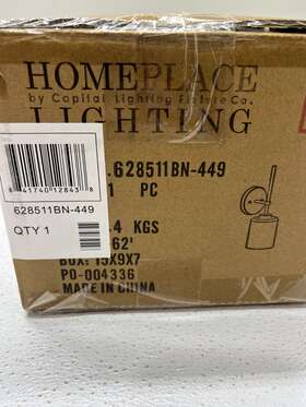 628511bn-449 Capital Lighting 628511-449 Greyson 16 Inch Tall Bathroom Sconce - Nickel