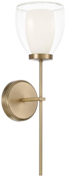 655911ad Capital Lighting 655911 Joss 20 Inch Tall Wall Sconce - Brass