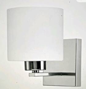 8491ch-103 Capital Lighting Model One- Light Sconce White Chrome