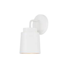 Aa1035we Capital Lighting Aa1035 Pratt 10 Inch Tall Wall Sconce - White