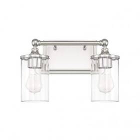 120721pn-423 Capital Lighting Fixture Company 120721-423 Polished Nickel 13-3/4 Inch Bathroom Vanity Light