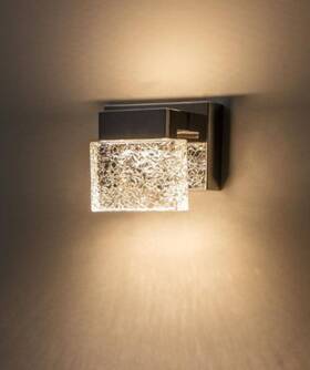 La2232-w Cattleya 6l1b 1-light Chrome Stainless Steel Led Bathroom Vanity Light Wall Sconce