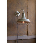 Ccg1463 Kalalou Distressed White Wall Sconce With Cage 841628136470