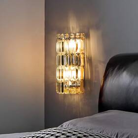 Cac011 Ceenli Modern Crystal Chrome Wall Sconce With E12 Bulb Holder Cac011 Ceenli Modern Crystal Chrome Wall Sconce With E12 Bulb Holder