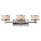 11417 Century Bathroom Light Mid 3 Wall Chrome Utica Elk Modern Sconce Vanity