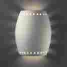 Cer-9045-bis Cer-9045 Justice Design Group Bisque 11 Sun Dagger Pillowed Wall Sconce T-f-407