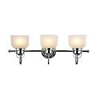 Ch51049cm25-bl3 Chloe Bulb Chrome Finish Bath Vanity Wall Fixture 602573005200