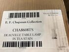 Cha8608ts Ef Chapman Deauville Table Lamp Tea Stain