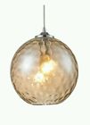 Nib10x11in Champagne Light 10x11in Handblown 2. Hgtv Watersphere Pendant Glass